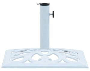 Podstawa pod parasol, biała, 12 kg 49 cm, żeliwo