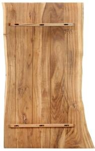 Blat, lite drewno akacjowe, 100x(50-60)x2,5 cm