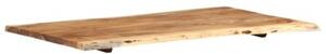 Blat, lite drewno akacjowe, 100x(50-60)x2,5 cm