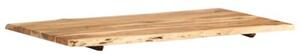 Blat, lite drewno akacjowe, 100x(50-60)x2,5 cm