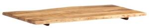 Blat, lite drewno akacjowe, 100x(50-60)x2,5 cm