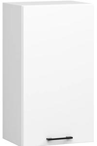 Biała minimalistyczna górna szafka kuchenna 40 cm M3-D03