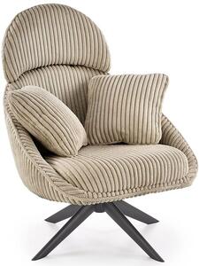 Fotel nowoczesny wypoczynkowy cappuccino L6-T15