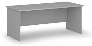 Biurko PRIMO GRAY, 180x80 cm, szare