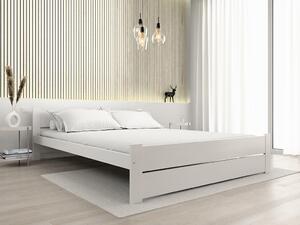 Łóżko IKAROS DOUBLE 120 x 200 cm, białe Stelaż: Bez stelaża, Materac: Bez materaca