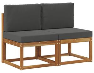 Meble ogrodowe z litego drewna akacjowego z poduszkami - nowoczesny design i komfort