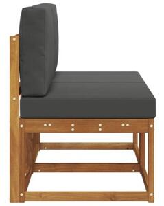 Meble ogrodowe z litego drewna akacjowego z poduszkami - nowoczesny design i komfort