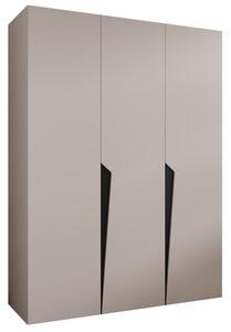 Szafa uchylna otwierana Piano 1 150 wys. 202 cm kaszmir + u. czarny
