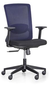 Krzesło biurowe KIRK, niebieski