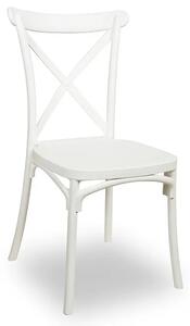 Białe krzesło stołowe w stylu chiavari W5-E77