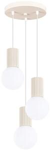 Beżowa nowoczesna lampa wisząca Z4-C30