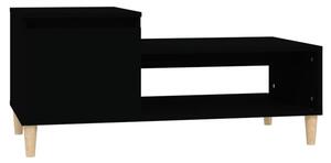 Stolik kawowy, czarny 100x50x45 cm, materiaÅ drewnopochodny
