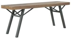 Ławka ogrodowa, 120 cm, lite drewno akacjowe