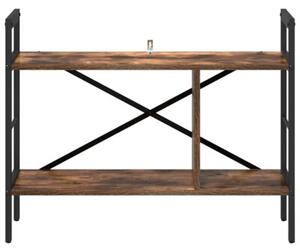 Półka na książki dąb wędzony 75 x 30 x 58,5 cm