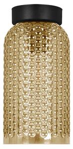 Ryflowana lampa sufitowa grafitowa A4-E47