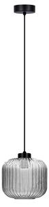 Wisząca lampa czarno-transparentna W0-K32