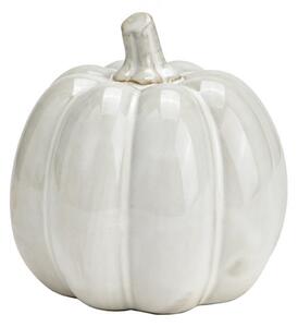 Porcelanowa dekoracja PUMPKIN WHITE 9x9 cm biała