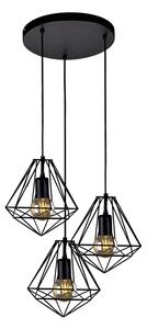 Loftowa lampa driciana loftowa czarna K8-T68