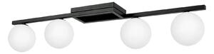 Biała sufitowa lampa z czarnym stelażem G4-B50