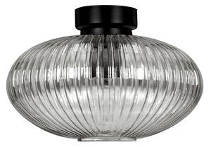 Sufitowa lampa z ryflowanym kloszem grafitowa A6-W52
