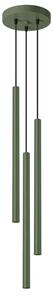 Stylowa zielona lampa wisząca w nowoczesnym stylu - 4X M087 T5-G34