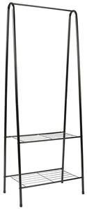 Minimalistyczny czarny wieszak na ubrania G4-G30