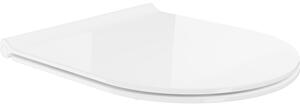 Mexen deska wolnoopadająca slim, duroplast, biała połysk - 39050100