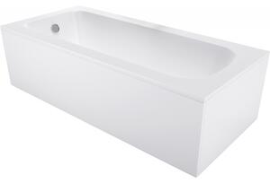 Mexen Vega wanna prostokątna 120 x 70 cm z obudową, biała - 55011207000X