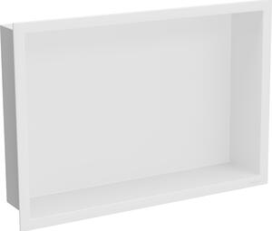 Mexen X-Wall-R półka wnękowa z kołnierzem 45 x 30 cm, biała - 1920453010