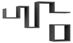 Półka Follow Anthracite, 2 szt