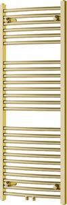 Mexen Ares grzejnik łazienkowy 1200 x 500 mm, 420 W, złoty - W102-1200-500-00-50