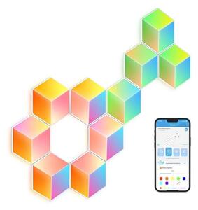 Govee Govee - ZESTAW 10x LED Oświetlenie Glide Hexa Pro LED Smart RGBIC Wi-Fi GV0049