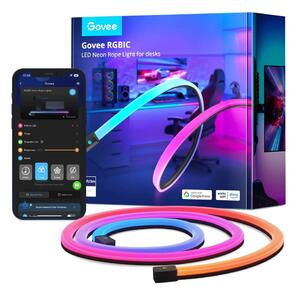 Govee Govee - Neon LED podświetlenie stołu 3m RGBIC Wi-Fi GV0048