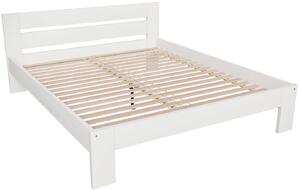 Łóżko podwójne w kolorze białym 160x200 D0-R95