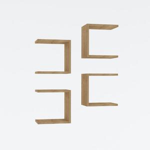 Półka Base Sapphire Oak, 4 szt
