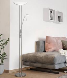 Eglo Eglo 25869 - Ściemnialna lampa podłogowa BAYA 1xR7s/230W/230V+1xG9/33W matowy chrom EG25869
