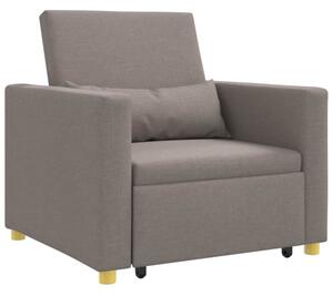 RozkÅadana sofa fotelowa 3-w-1 w kolorze ciemnoszarym