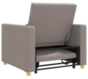 RozkÅadana sofa fotelowa 3-w-1 w kolorze ciemnoszarym