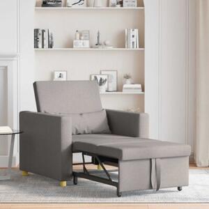 RozkÅadana sofa fotelowa 3-w-1 w kolorze ciemnoszarym