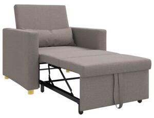 RozkÅadana sofa fotelowa 3-w-1 w kolorze ciemnoszarym