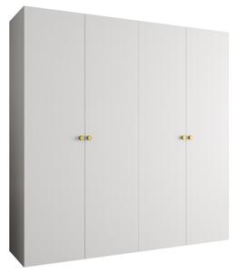 Szafa uchylna otwierana Parma 1 200 wys. 202 cm biaÅy + u. zÅoty