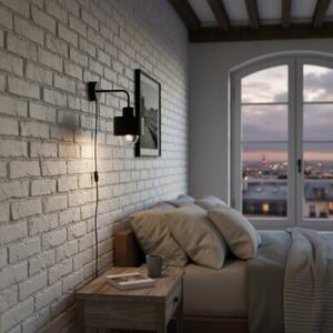 Kinkiet ścienny łazienkowy nad lustro EDYLIT czarny loft industrialny HIGS 14-203 1xE27