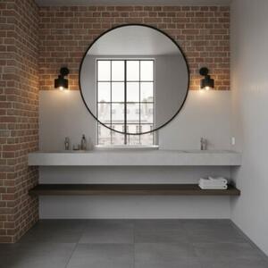 Kinkiet ścienny łazienkowy nad lustro EDYLIT czarny loft industrialny HIGS 14-203 1xE27