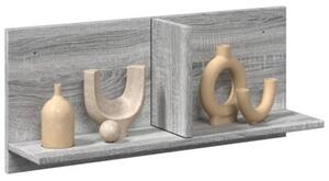 Półka ścienna, 70x16,5x30 cm, szary dąb sonoma