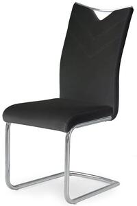 Czarne Krzesło Minimalistyczne M2-K65