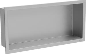 Mexen X-Wall-R półka wnękowa z kołnierzem 45 x 20 cm, inox - 1910452010