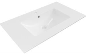 Mexen Atena umywalka wpuszczana w blat 80 x 46 cm, biała - 25018000