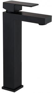 Mexen Cube bateria umywalkowa wysoka, czarna - 72910-70