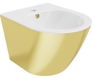 Mexen Lena bidet wiszący, biały/złoty - 35224806