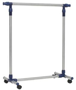 Srebrny Mobilny Nowoczesny Wieszak Na Ubrania K0-M23